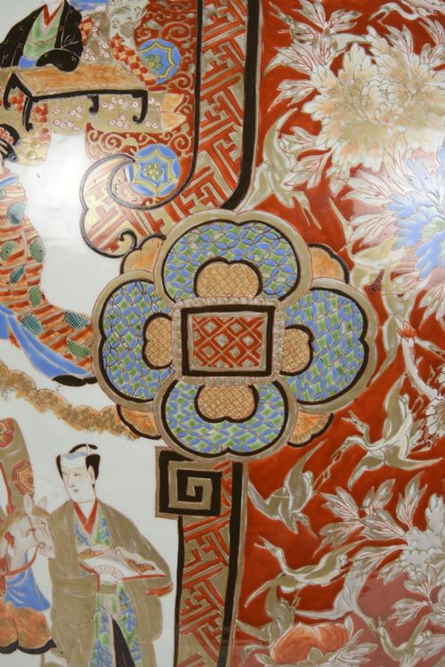 LARGE JAPANESE IMARI LIDDED VASE 19TH CENTURY - ADDITIONAL PHOTO 6