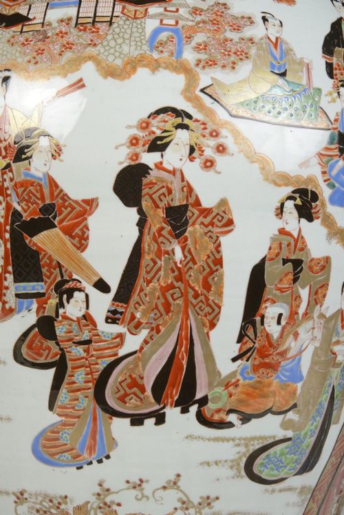 LARGE JAPANESE IMARI LIDDED VASE 19TH CENTURY - ADDITIONAL PHOTO 7