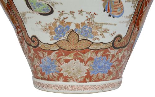 LARGE JAPANESE IMARI LIDDED VASE 19TH CENTURY - ADDITIONAL PHOTO 10