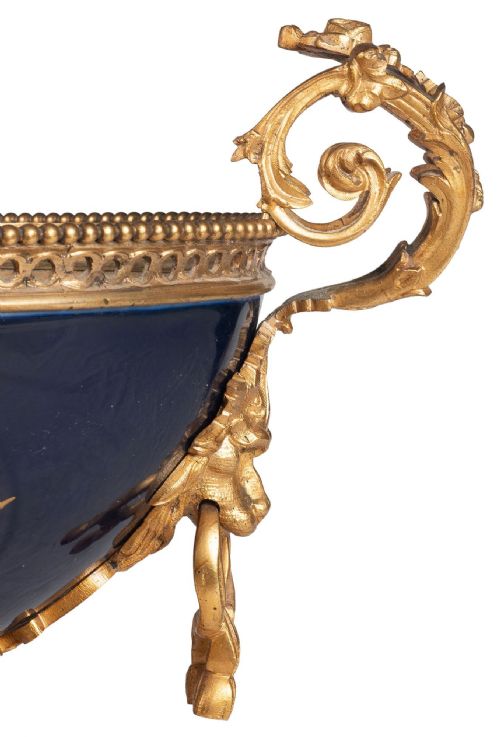 SEVRES STYLE PORCELAIN COMPORT CIRCA 1890 - ADDITIONAL PHOTO 6