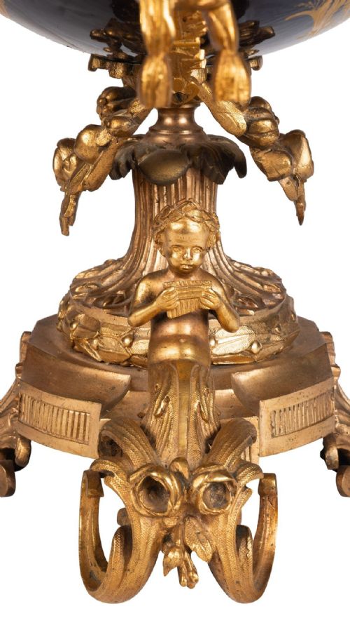 SEVRES STYLE PORCELAIN COMPORT CIRCA 1890 - ADDITIONAL PHOTO 10