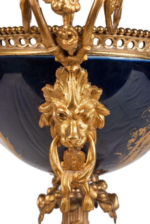 SEVRES STYLE PORCELAIN COMPORT CIRCA 1890 - ADDITIONAL PHOTO 11