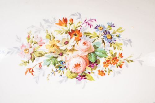 SEVRES STYLE PORCELAIN COMPORT CIRCA 1890 - ADDITIONAL PHOTO 13