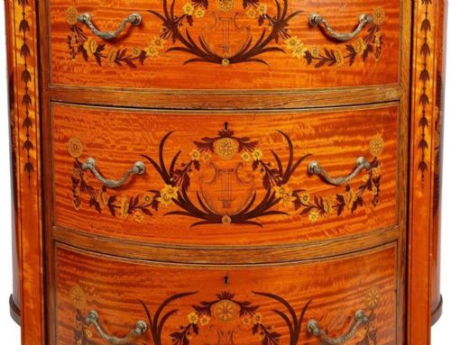 19TH CENTURY SATINWOOD INLAID SIDE CABINET - ADDITIONAL PHOTO 2