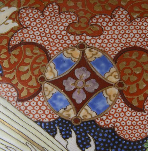 IMPRESSIVE 19TH CENTURY IMARI LIDDED VASE - ADDITIONAL PHOTO 7