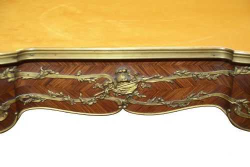 LOUIS XVI STYLE FRENCH BUREAU PLAT AFTER ZWEINER - ADDITIONAL PHOTO 4