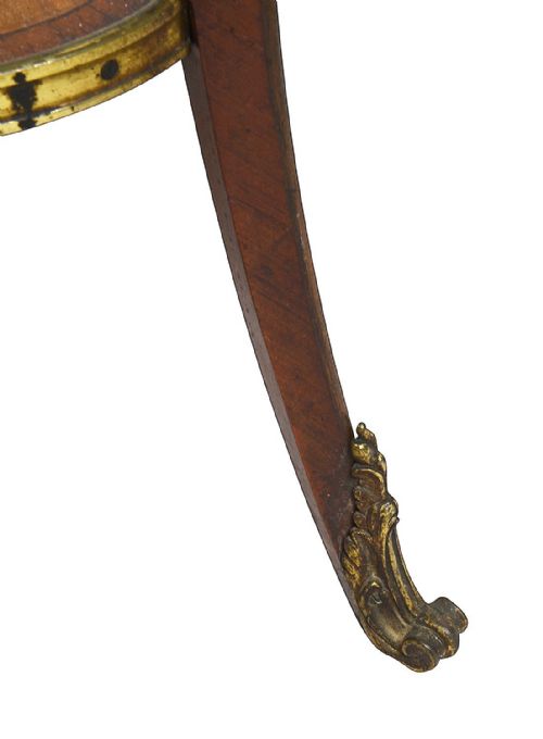 FRENCH INLAID SIDE TABLE CIRCA 1880 - ADDITIONAL PHOTO 6