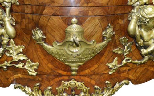 IMPORTANT 19TH CENTURY CHARLES CRESSANT INFLUENCED COMMODE - ADDITIONAL PHOTO 7