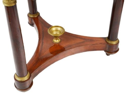 FRENCH 19TH CENTURY EMPIRE STYLE GUERIDON - ADDITIONAL PHOTO 6