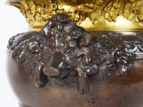 CLASSICAL 19TH CENTURY ITALIAN BRONZE URN - ADDITIONAL PHOTO 4