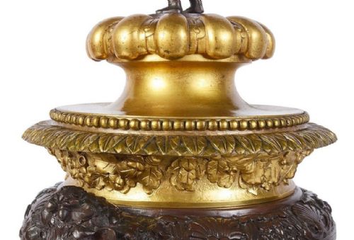 CLASSICAL 19TH CENTURY ITALIAN BRONZE URN - ADDITIONAL PHOTO 7
