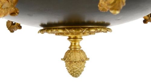 FRENCH EMPIRE INFLUENCED CHANDELIER 19TH CENTURY - ADDITIONAL PHOTO 6