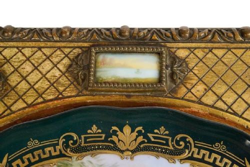 19TH CENTURY VIENNA PORCELAIN MOUNTED TABLE - ADDITIONAL PHOTO 7