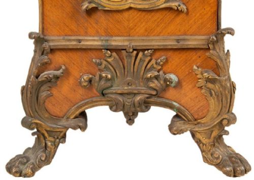 IMPRESSIVE LOUIS XVI STYLE ORMOLU MOUNTED PEDESTAL - ADDITIONAL PHOTO 7