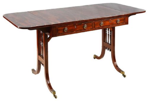 19TH CENTURY REGENCY PERIOD SOFA TABLE - ADDITIONAL PHOTO 1