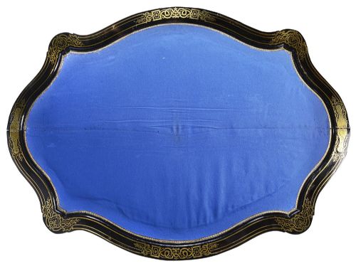 PAIR 19TH CENTURY FRENCH BOULLE CARD TABLES - ADDITIONAL PHOTO 8