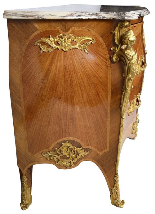 FRENCH 19TH CENTURY LOUIS XVI STYLE COMMODE - ADDITIONAL PHOTO 3