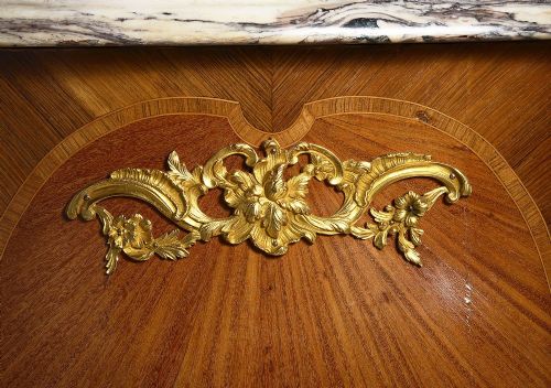 FRENCH 19TH CENTURY LOUIS XVI STYLE COMMODE - ADDITIONAL PHOTO 6