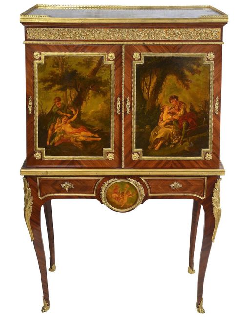 fig 1. Side cabinet on stand, by Paul Somani, 19th Century.