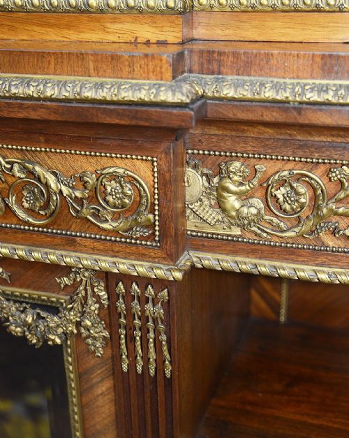 FINE FRENCH LOUIS XVI STYLE VITRINE AFTER LINKE - ADDITIONAL PHOTO 5