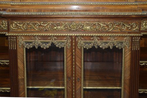 FINE FRENCH LOUIS XVI STYLE VITRINE AFTER LINKE - ADDITIONAL PHOTO 6