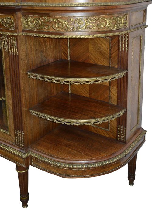 FINE FRENCH LOUIS XVI STYLE VITRINE AFTER LINKE - ADDITIONAL PHOTO 9