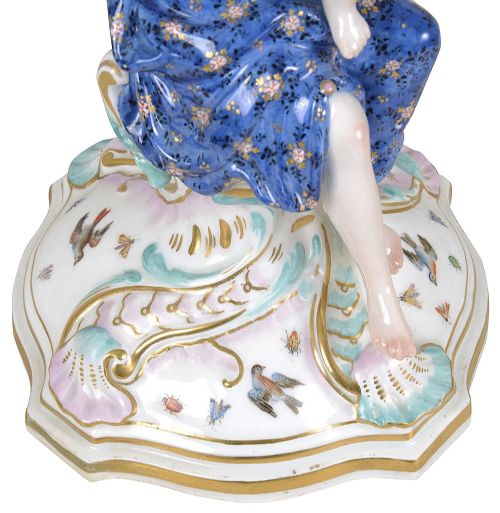 PAIR 19TH CENTURY MEISSEN CANDELABRA - ADDITIONAL PHOTO 5
