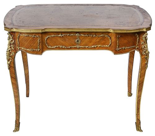 FRENCH LOUIS XVI STYLE WRITING TABLE CIRCA 1890 - ADDITIONAL PHOTO 1