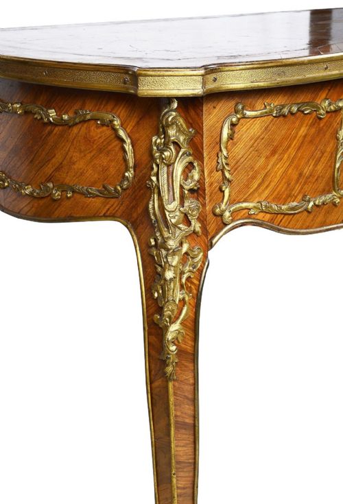 FRENCH LOUIS XVI STYLE WRITING TABLE CIRCA 1890 - ADDITIONAL PHOTO 2