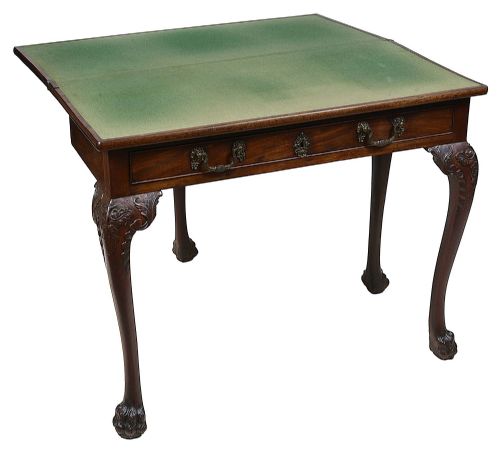 GEORGE II PERIOD MAHOGANY CARD TABLE - ADDITIONAL PHOTO 4