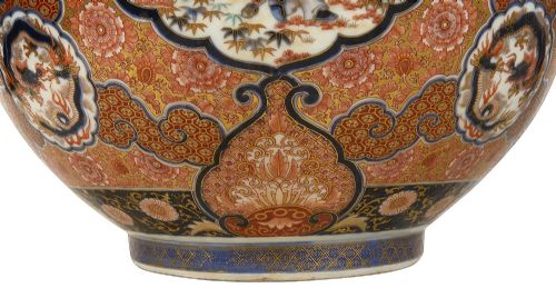 FINE QUALITY JAPANESE IMARI BOTTLE VASE MEIJI PERIOD - ADDITIONAL PHOTO 5