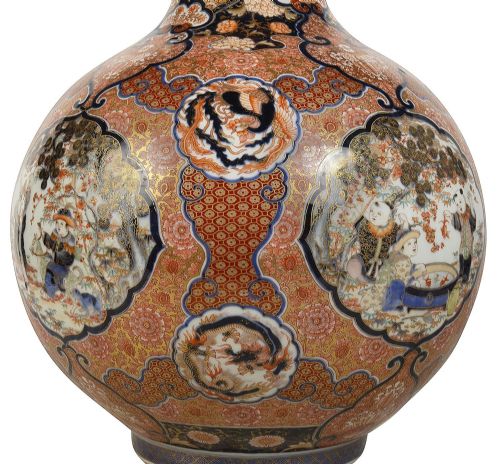FINE QUALITY JAPANESE IMARI BOTTLE VASE MEIJI PERIOD - ADDITIONAL PHOTO 12