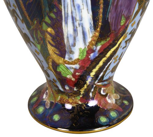 WEDGEWOOD FAIRY LUSTA VASE 1920 - ADDITIONAL PHOTO 2