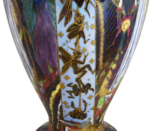 WEDGEWOOD FAIRY LUSTA VASE 1920 - ADDITIONAL PHOTO 5