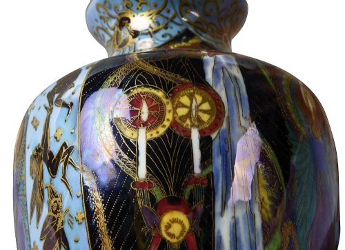 WEDGEWOOD FAIRY LUSTA VASE 1920 - ADDITIONAL PHOTO 9