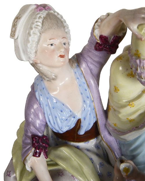 19TH CENTURY MEISSEN 'BROKEN EGGS' - ADDITIONAL PHOTO 1