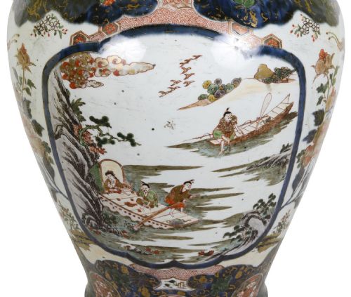 18TH CENTURY JAPANESE ARITA IMARI PORCELAIN VASE CIRCA 1780 - ADDITIONAL PHOTO 1