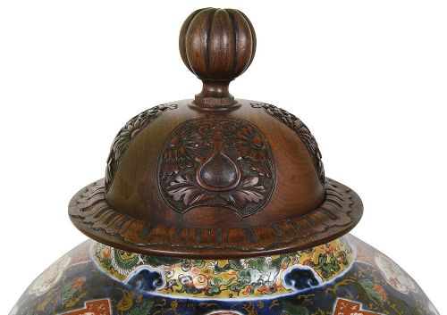 18TH CENTURY JAPANESE ARITA IMARI PORCELAIN VASE CIRCA 1780 - ADDITIONAL PHOTO 3