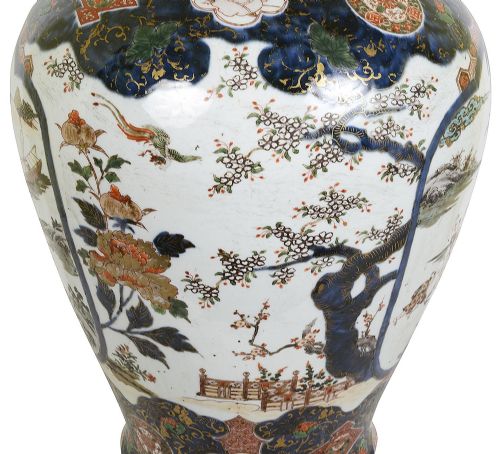 18TH CENTURY JAPANESE ARITA IMARI PORCELAIN VASE CIRCA 1780 - ADDITIONAL PHOTO 6