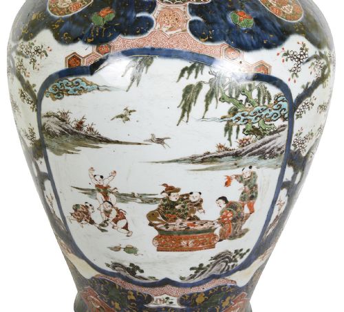 18TH CENTURY JAPANESE ARITA IMARI PORCELAIN VASE CIRCA 1780 - ADDITIONAL PHOTO 8
