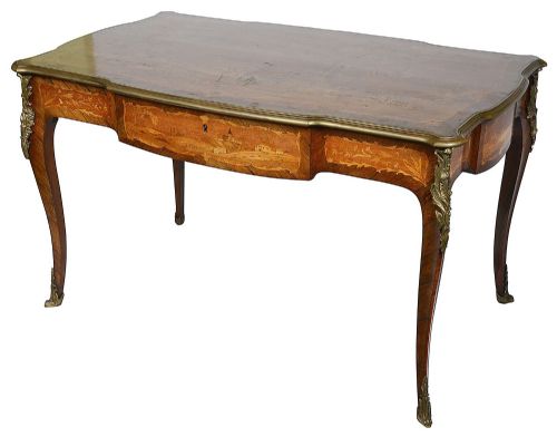 19TH CENTURY FRENCH MARQUETRY INLAID CENTRE TABLE - ADDITIONAL PHOTO 2