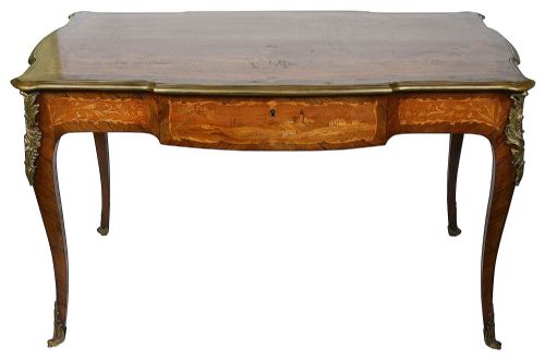 19TH CENTURY FRENCH MARQUETRY INLAID CENTRE TABLE - ADDITIONAL PHOTO 8