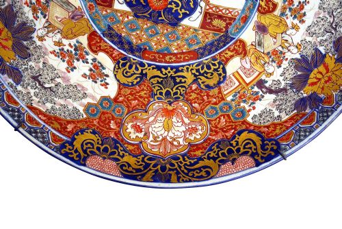 JAPANESE IMARI PLATE CIRCA 1890 55CM DIA - ADDITIONAL PHOTO 3