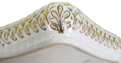 VIENNA PORCELAIN TRAY DEPICTING BACCHUS ARIADNE C19TH - ADDITIONAL PHOTO 8