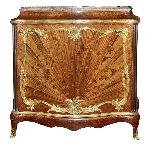FRENCH LOUIS XVI STYLE SIDE CABINET BY PAUL SORMANI CIRCA 1890 - ADDITIONAL PHOTO 1