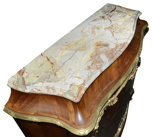 FRENCH LOUIS XVI STYLE SIDE CABINET BY PAUL SORMANI CIRCA 1890 - ADDITIONAL PHOTO 3