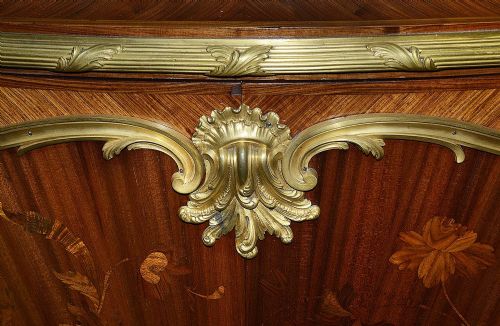FRENCH LOUIS XVI STYLE SIDE CABINET BY PAUL SORMANI CIRCA 1890 - ADDITIONAL PHOTO 4