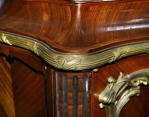 FRENCH LOUIS XVI STYLE SIDE CABINET BY PAUL SORMANI CIRCA 1890 - ADDITIONAL PHOTO 6