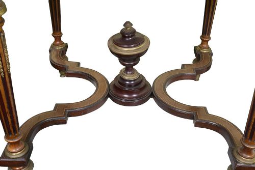 LOUIS XVI MARQUETRY INLAID CENTRE TABLE - ADDITIONAL PHOTO 7