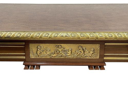 LOUIS XVI STYLE INLAID SIDE TABLE IN THE MANNER OF FRANCOISE LINKE - ADDITIONAL PHOTO 2